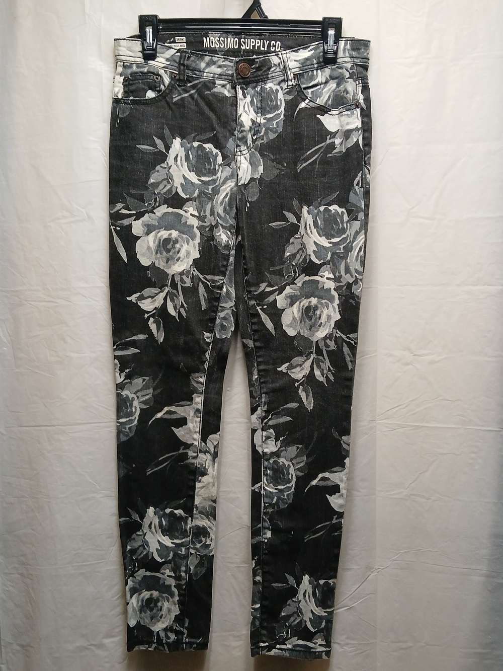 Mossimo Supply Co. Women's Black Floral Jeans